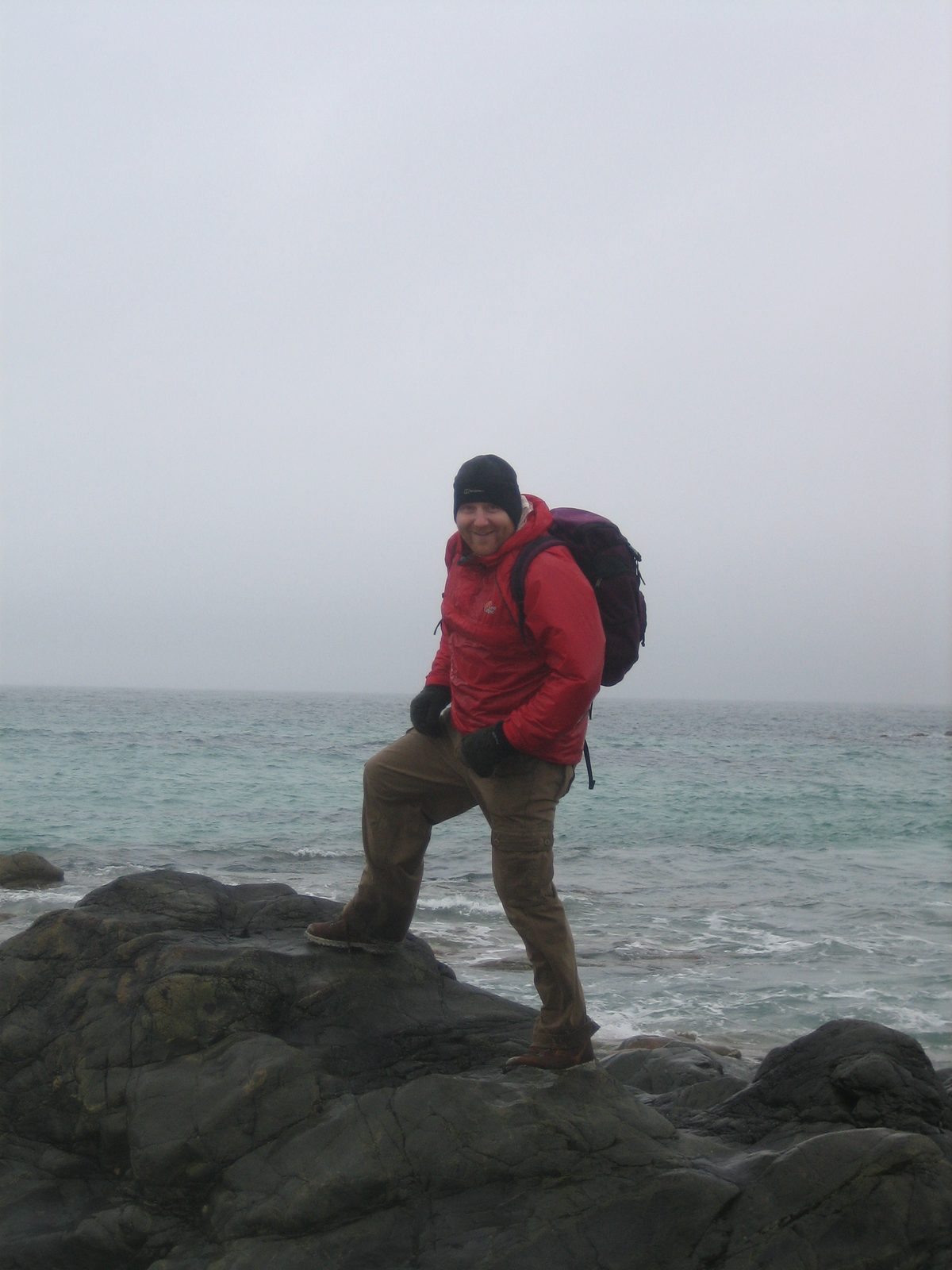 Iain en la playa