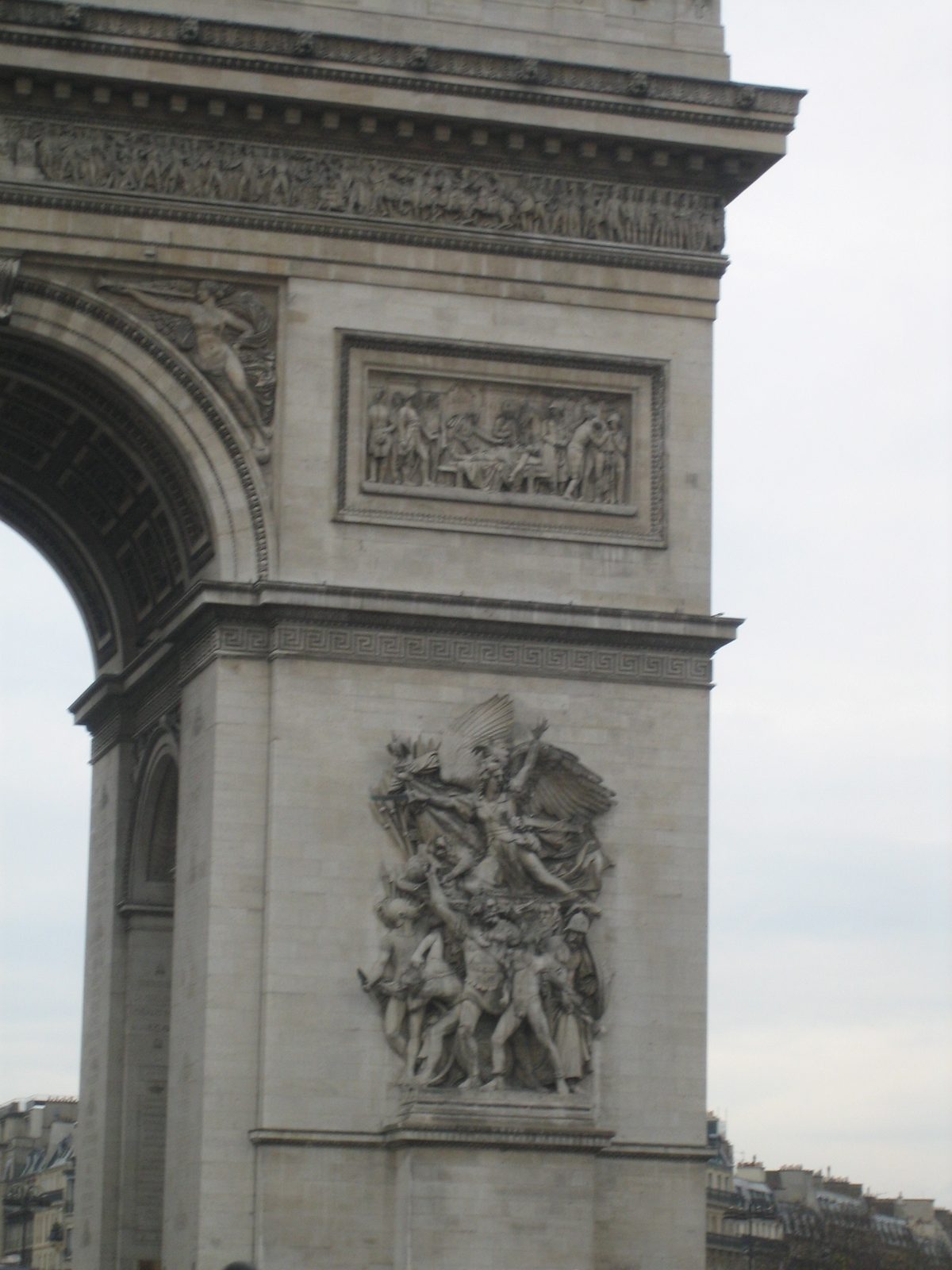 llegamos a L'Arc du Triomphe
