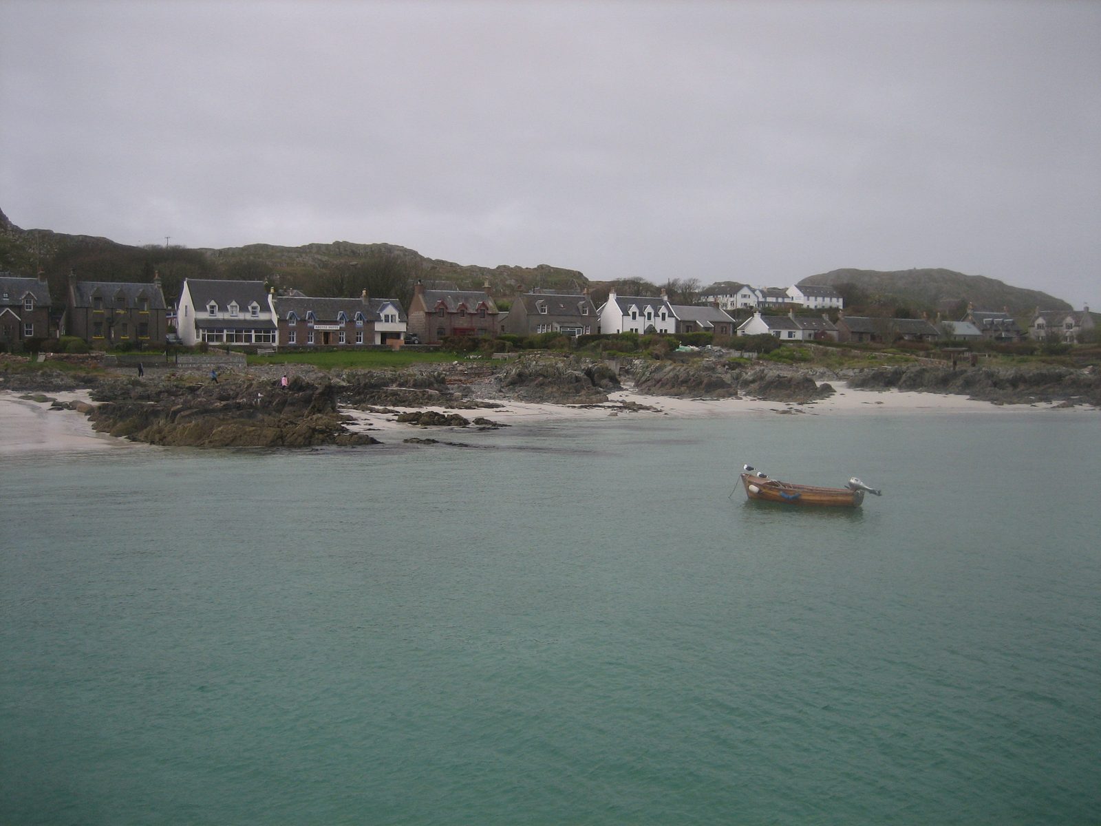 vista de Iona desde el ferry
