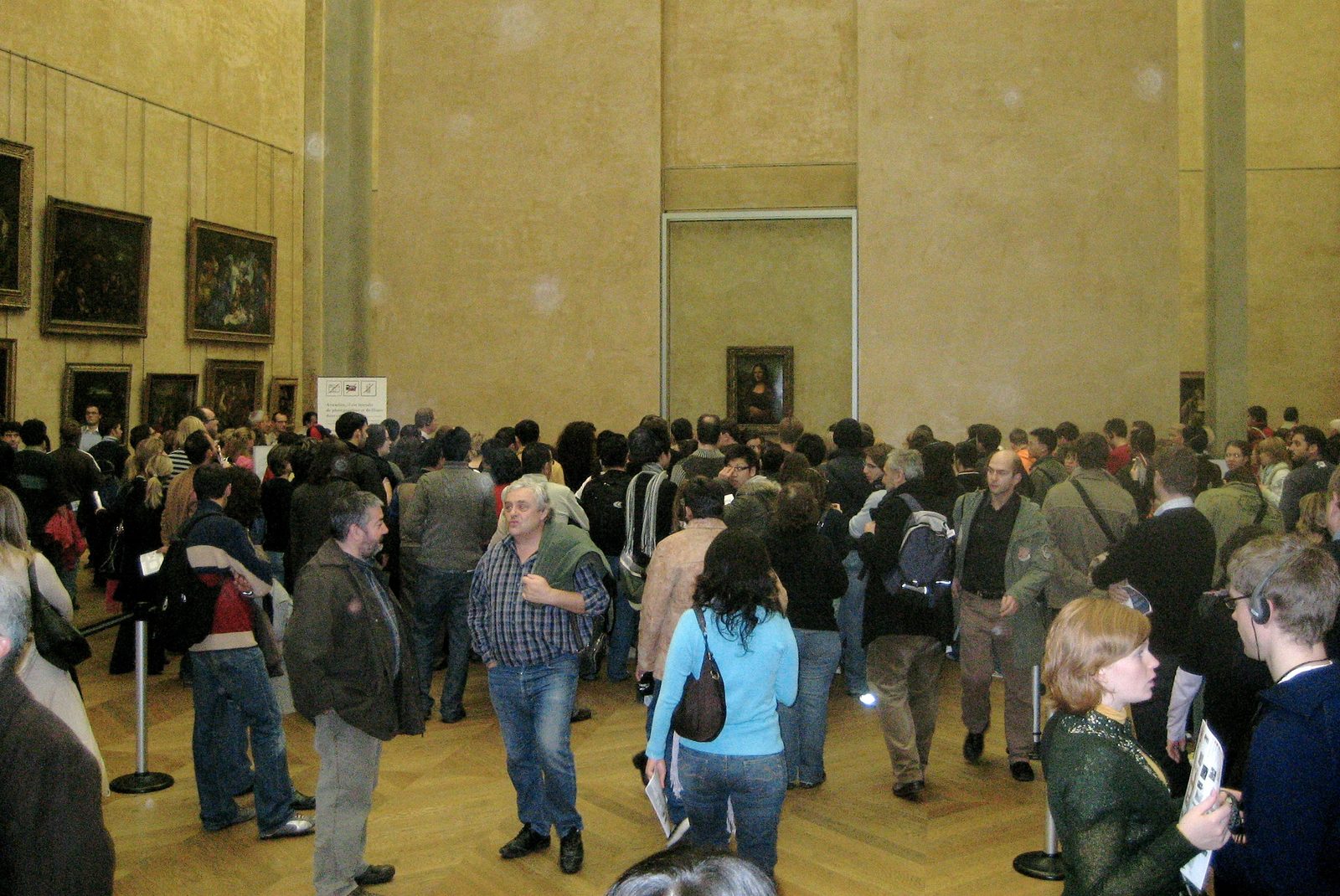 todos quieren ver a la Gioconda