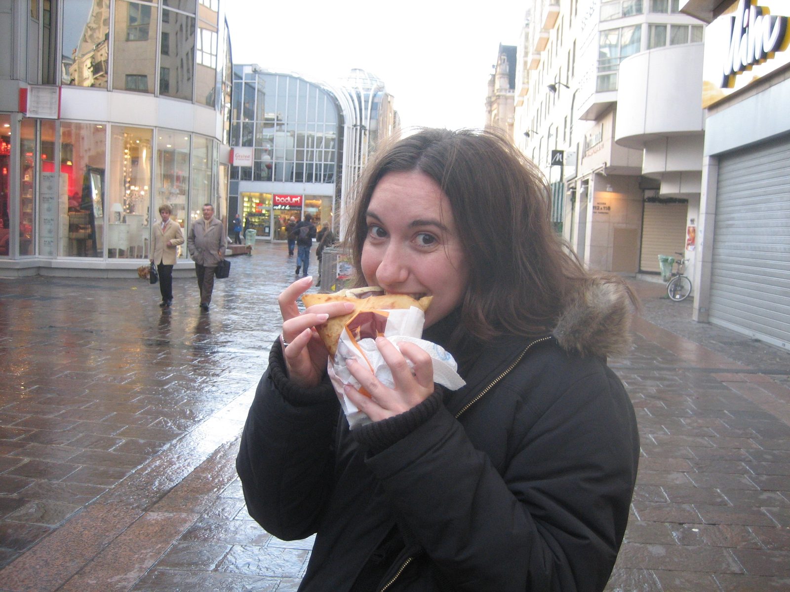 y si.. no me podia ir sin comerme un crepe!