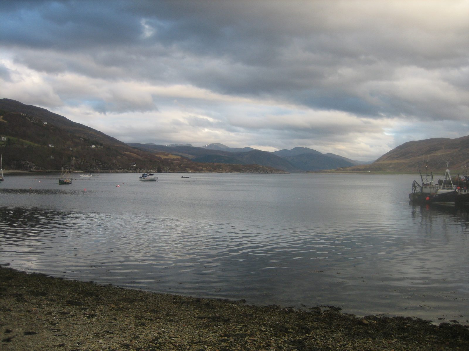 a orillas del Loch Broom