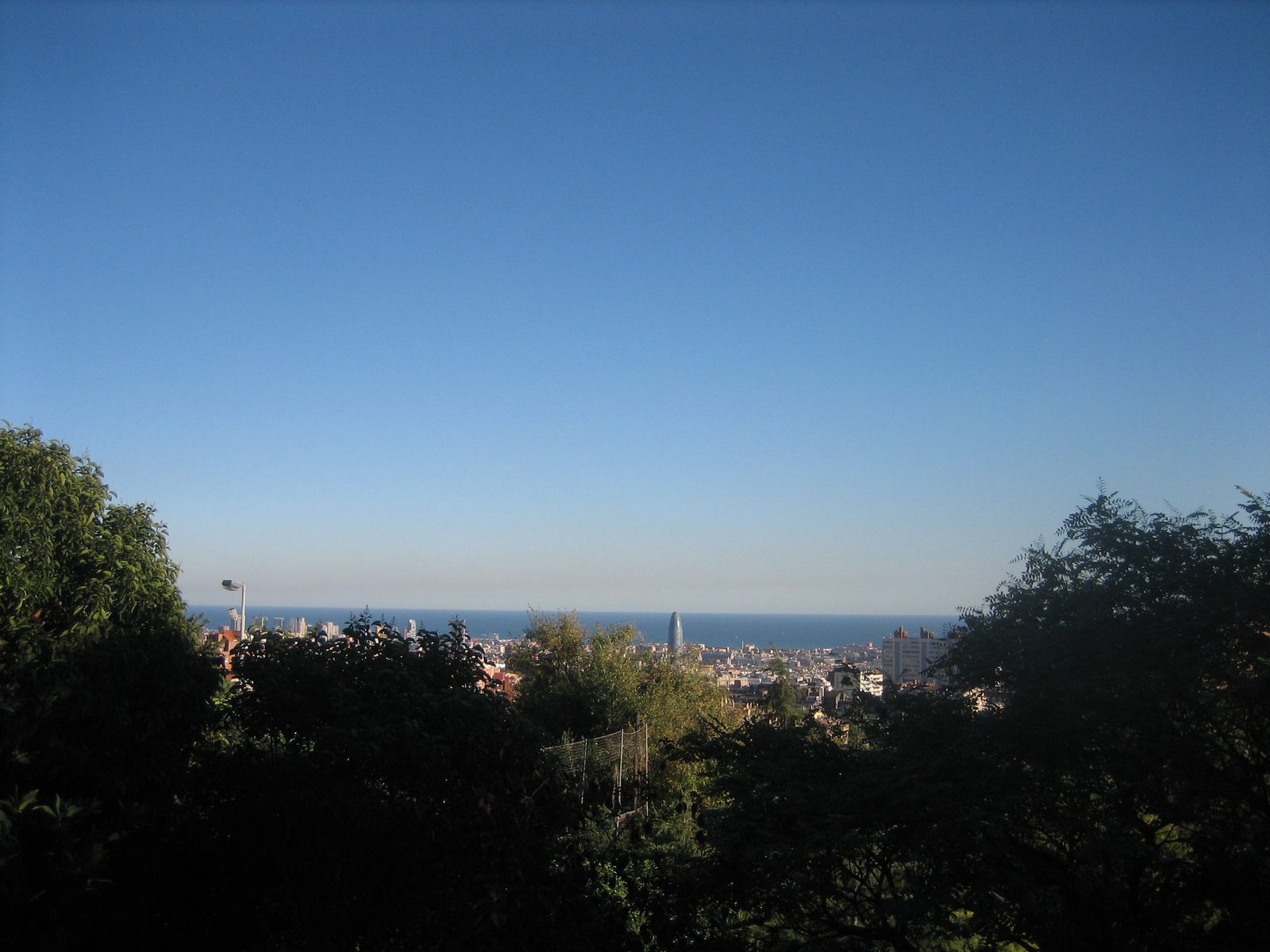 Barcelona vista desde el Parc Güell