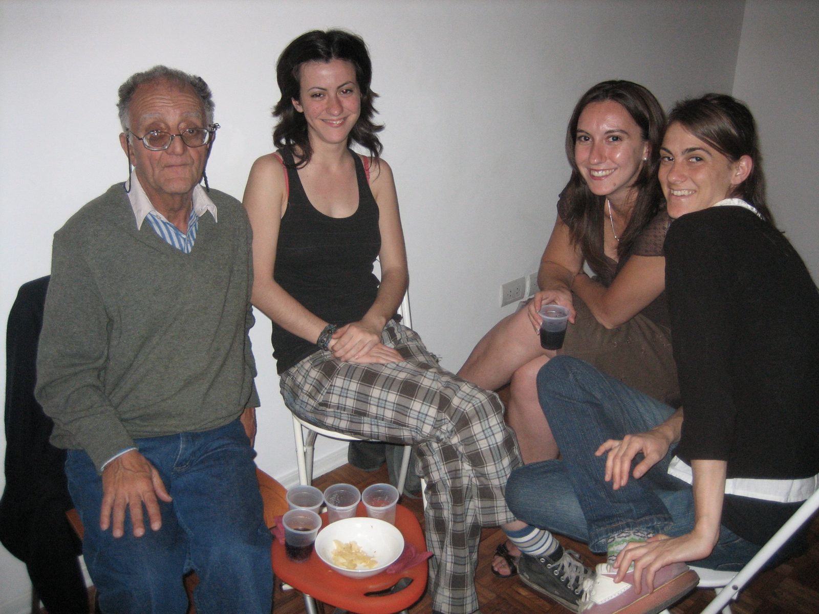 con Carlos, Rocio y Lole
