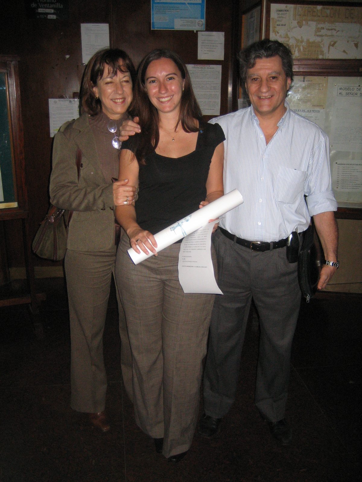con mama y papa