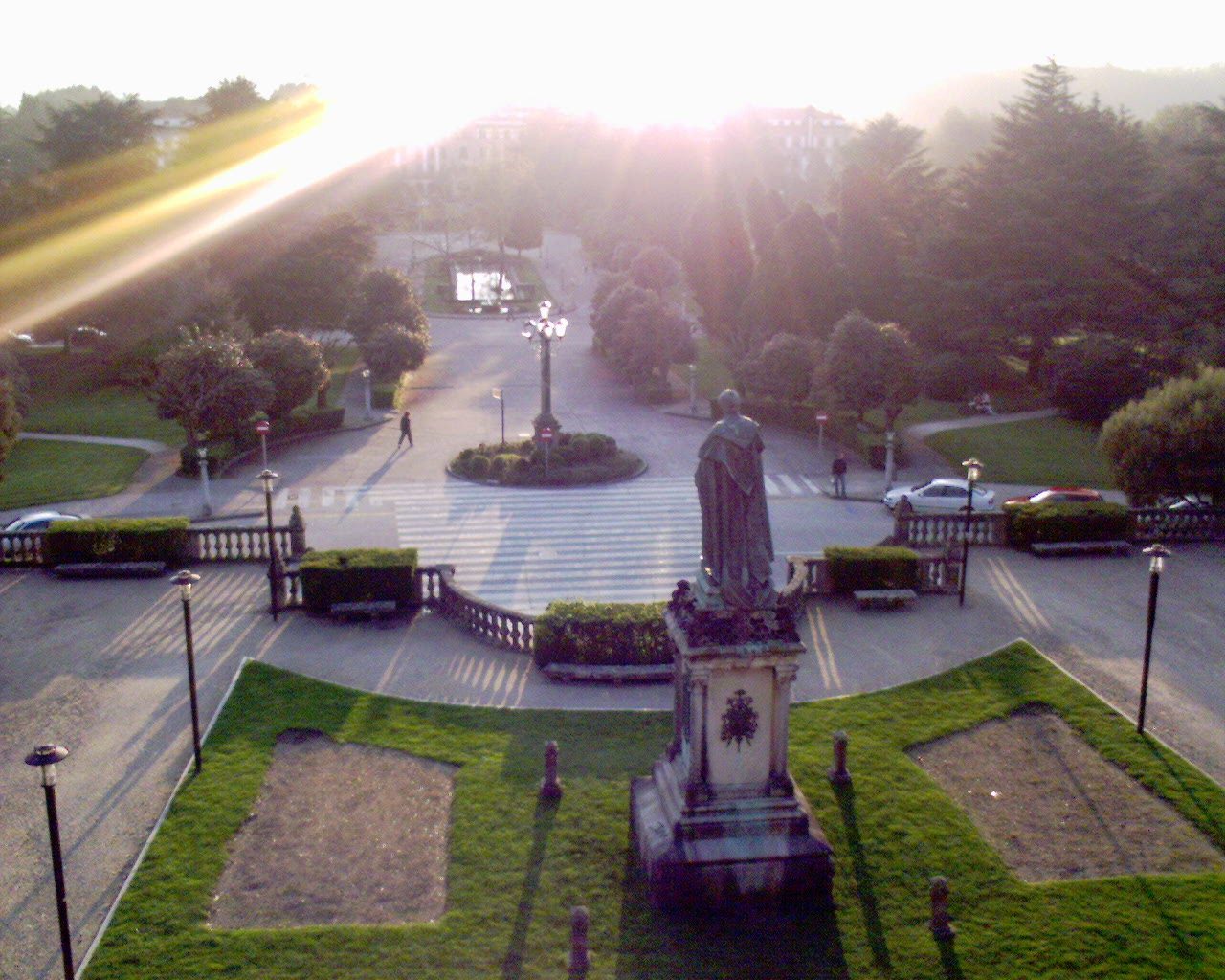 vista desde el mirador hacia el Campus Sur Universitario
