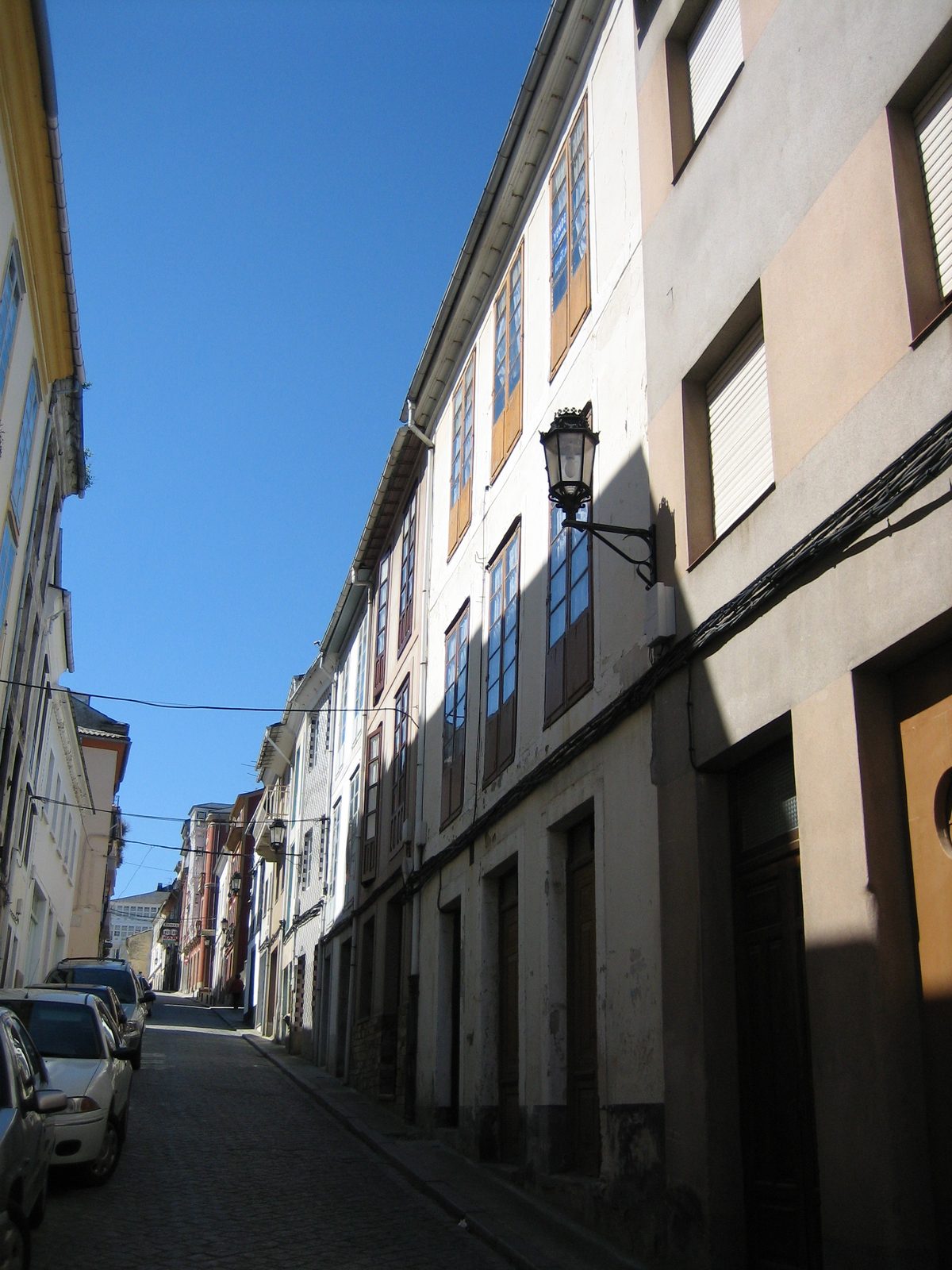 vista de una de las callecitas de Ribadeo