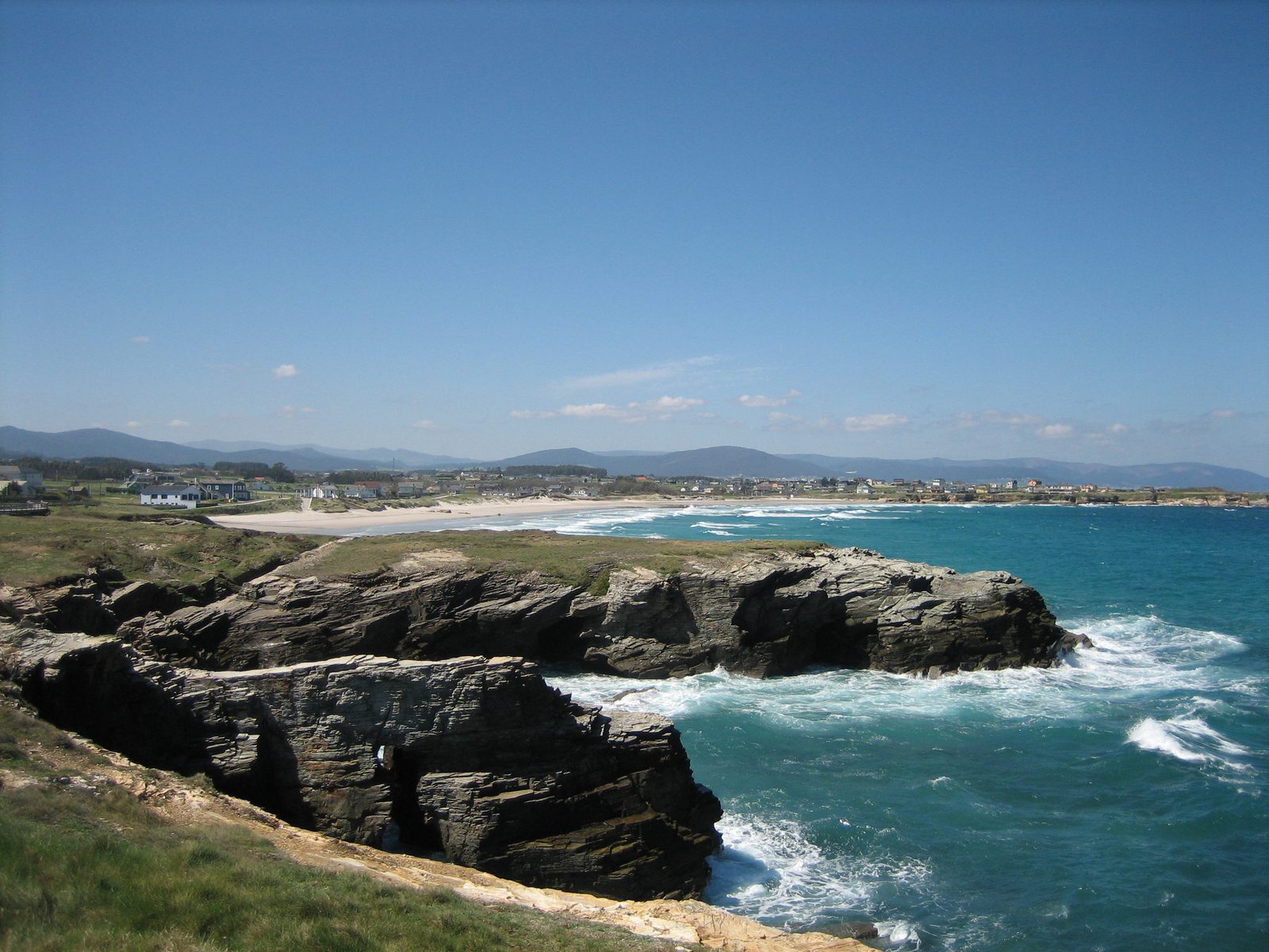 vista de las playas cercanas hacia Foz