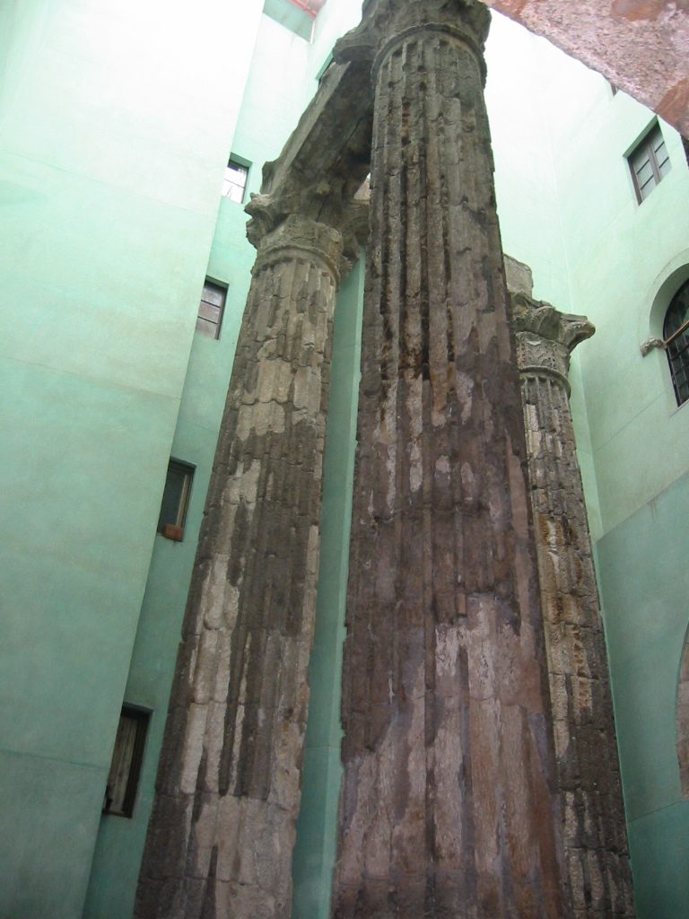 ruinas romanas en Barcelona