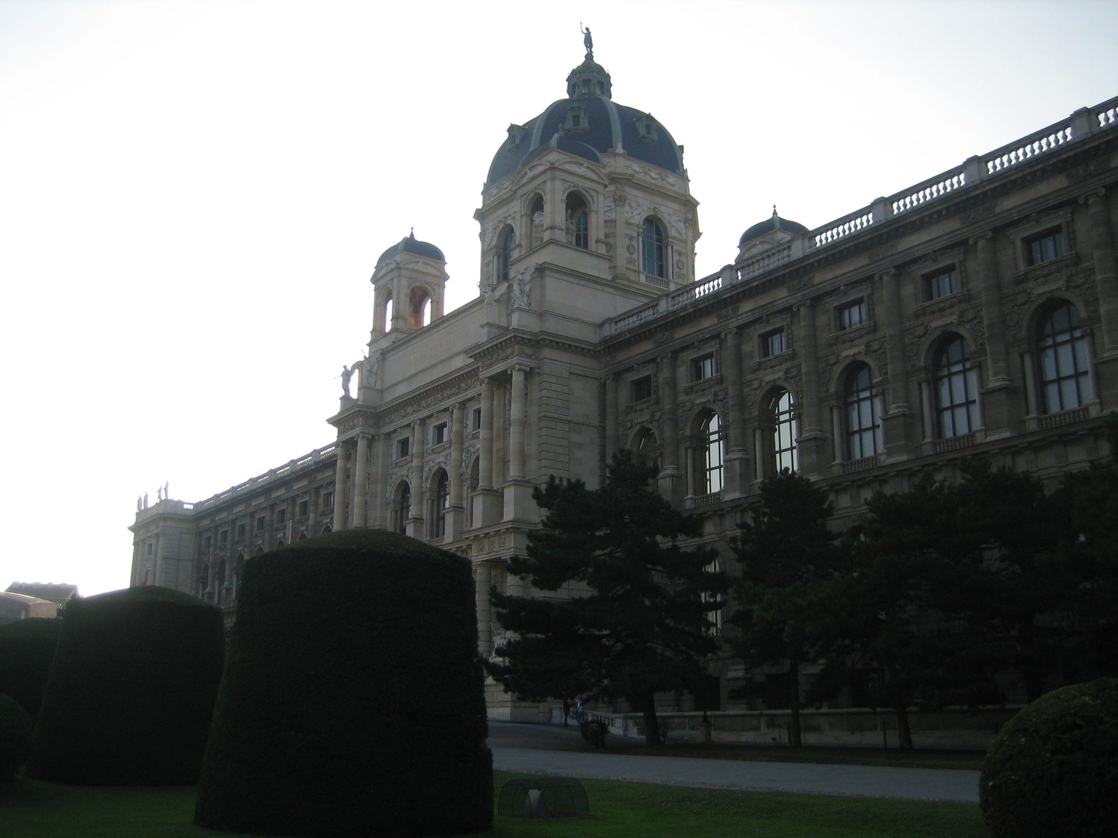 vista en la plaza de los museos