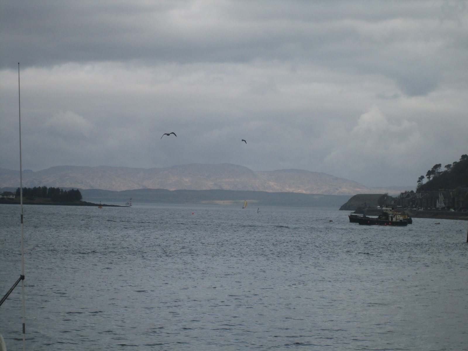 vista desde el puerto