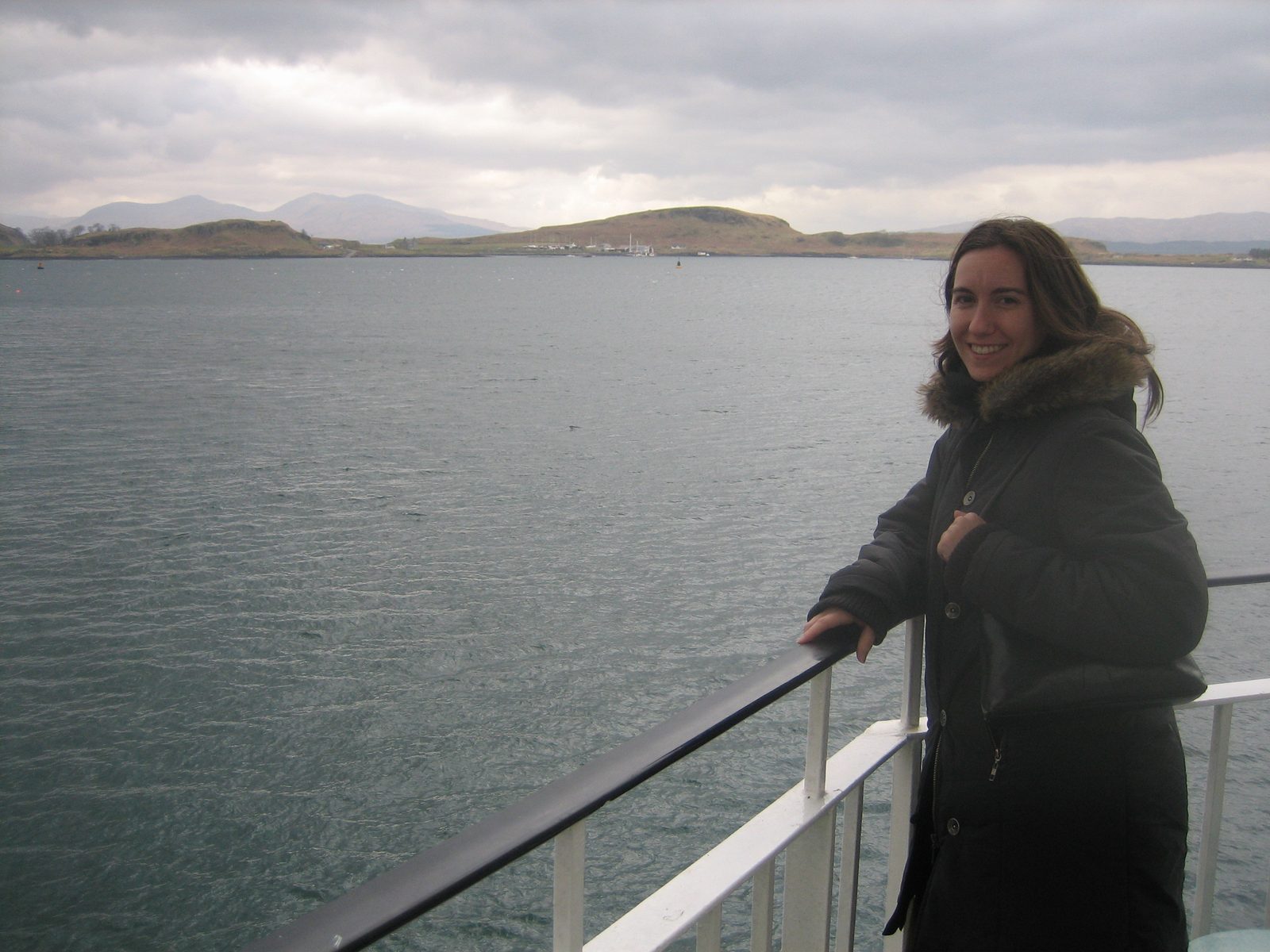 a punto de parti hacia la Isla de Mull