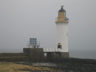 pero llegamos al faro - bajo la lluvia, pero llegamos!