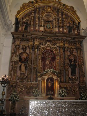 altar de la Iglesia del Pilar (Recoleta)