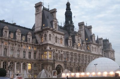 edificio donde funciona la municipalidad de Paris