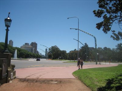 por los bosques de Palermo