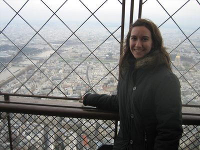 en el 3er piso de la Torre Eiffel