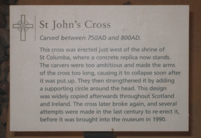 la cruz de St John para ser mas precisos.... del 750despues de Cristo