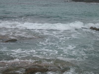 el color del agua es increible