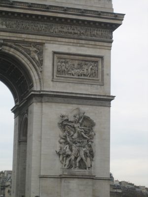llegamos a L'Arc du Triomphe