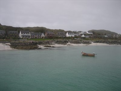 vista de Iona desde el ferry