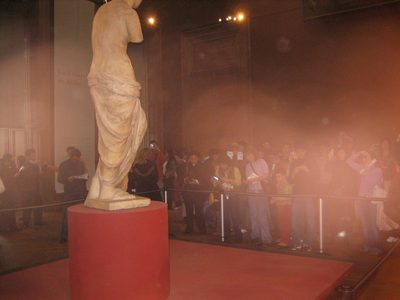 todos sacando fotos de la Venus