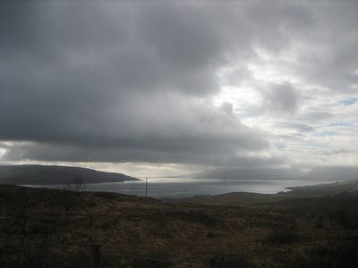 el clima cambia muy rapido en la isla de Mull