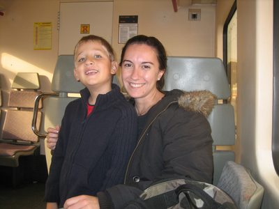 (en tren hasta Barcelona)
