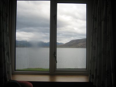 la vista desde la cama