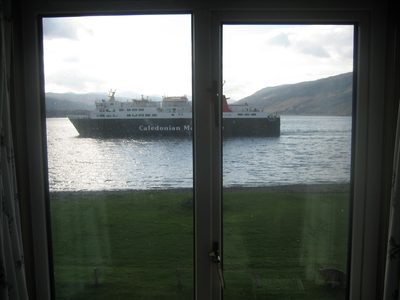 el ferry desde la ventana