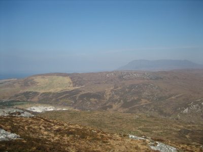 vista desde la cima de la mantania