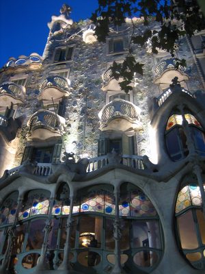 la casa Batlló (otra vez Gaudi)