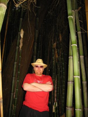 Iain entre las cañas