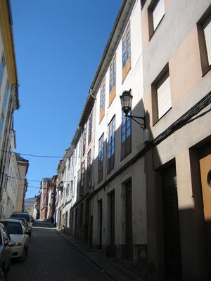 vista de una de las callecitas de Ribadeo