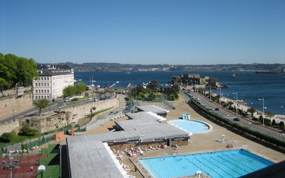 vista desde el hotel de La Coruña