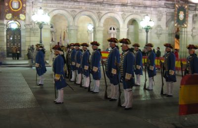 tipico traje del ejercito de Galicia