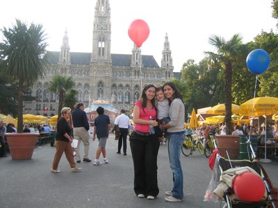 con Julia y Tobi